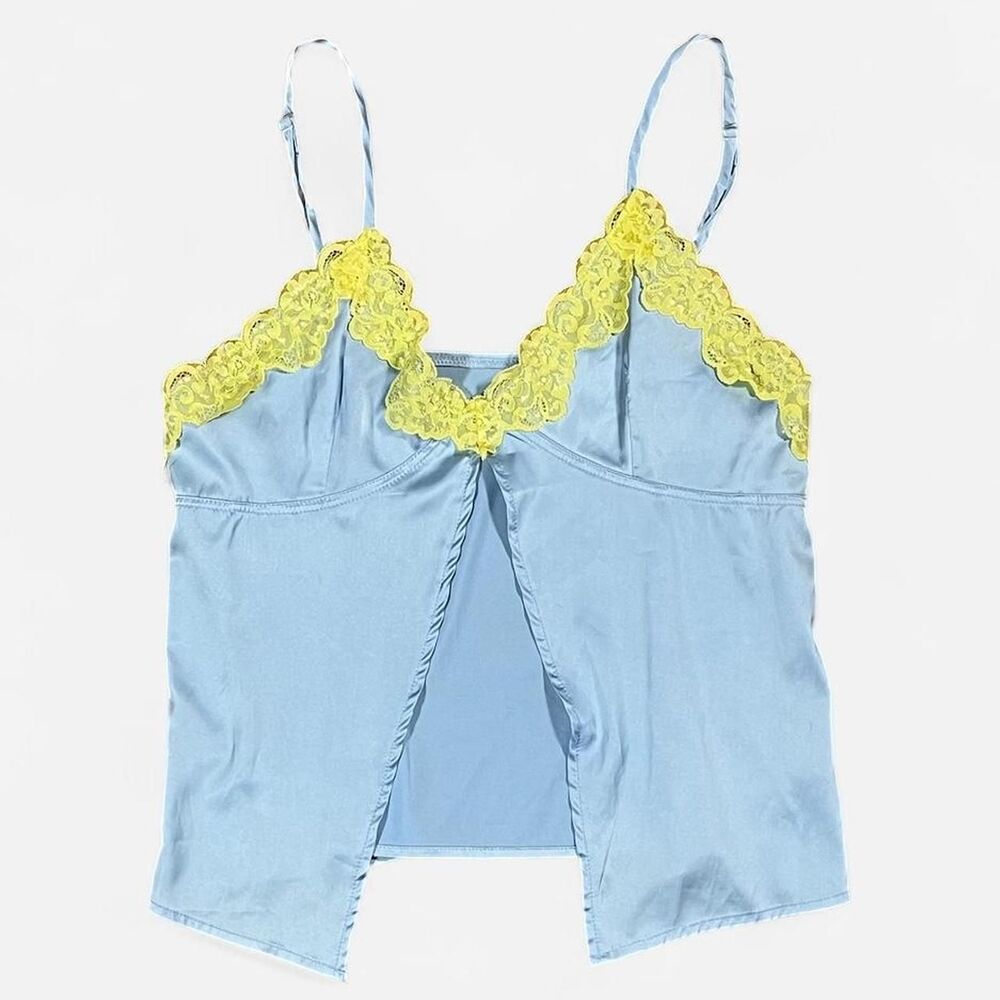 Unbranded Women's Blue and Yellow Vest